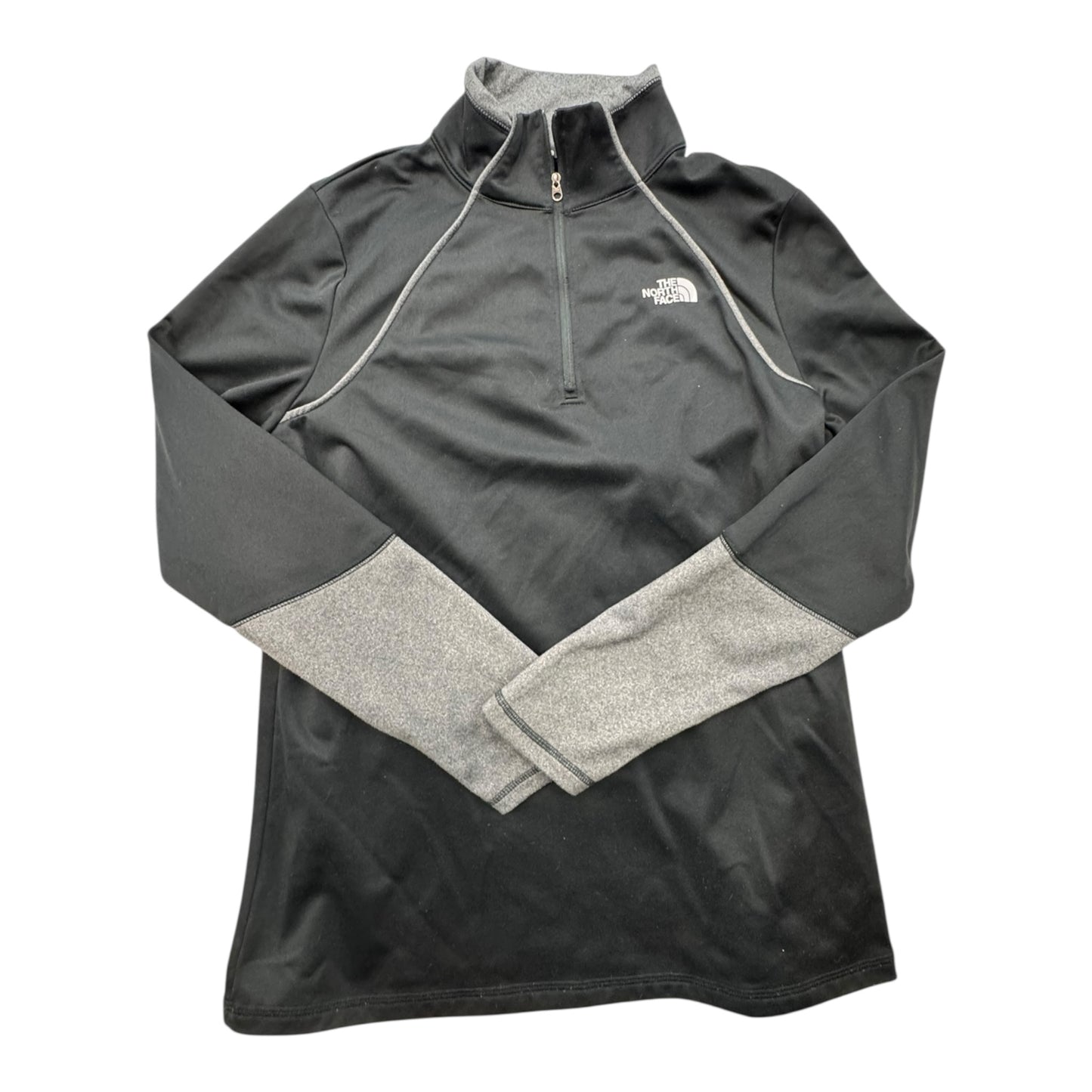 Athletic Top Ls Crewneck By The North Face In Black, Size:Xl