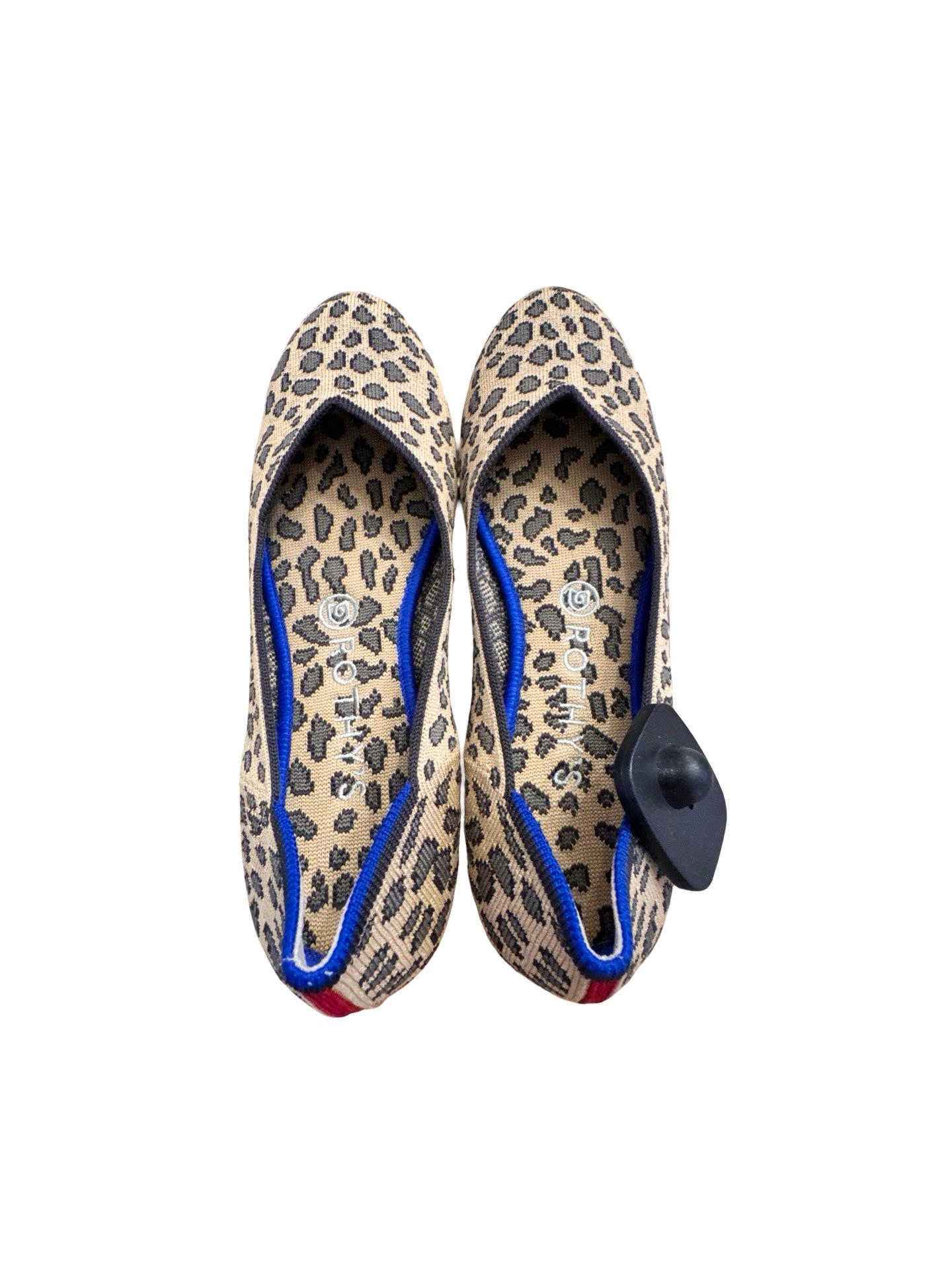 Shoes Designer By Rothys In Animal Print, Size:8.5