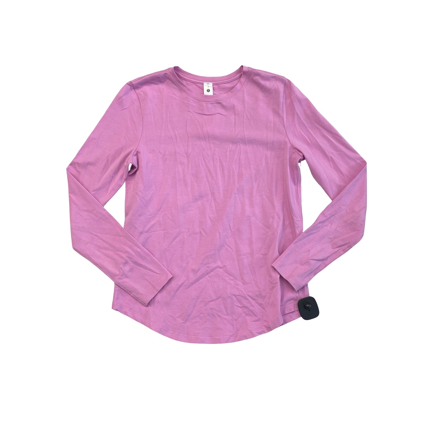 Athletic Top Ls Crewneck By Lululemon In Pink, Size:2