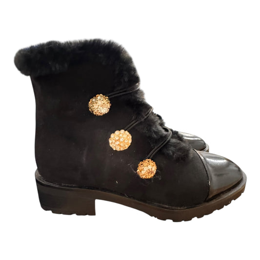 Boots Ankle Heels By Nanette By Nanette Lepore In Black, Size:8