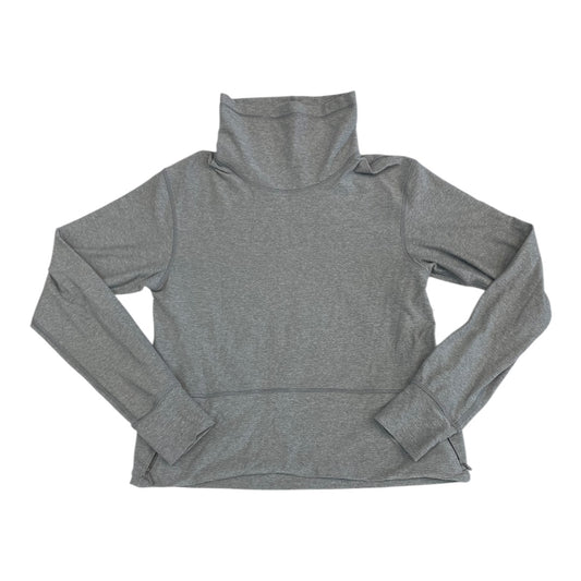 Athletic Top Ls Collar By Lululemon In Grey, Size:4