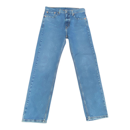 Jeans Boyfriend By Levis In Blue Denim, Size:14