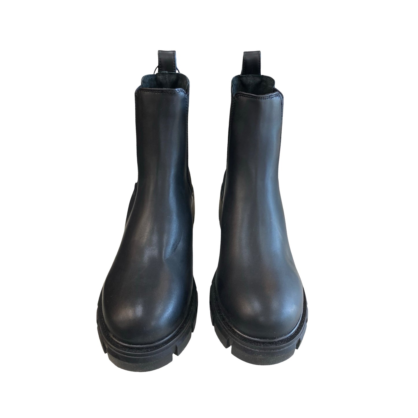 Boots Ankle Heels By Steve Madden In Black, Size:9