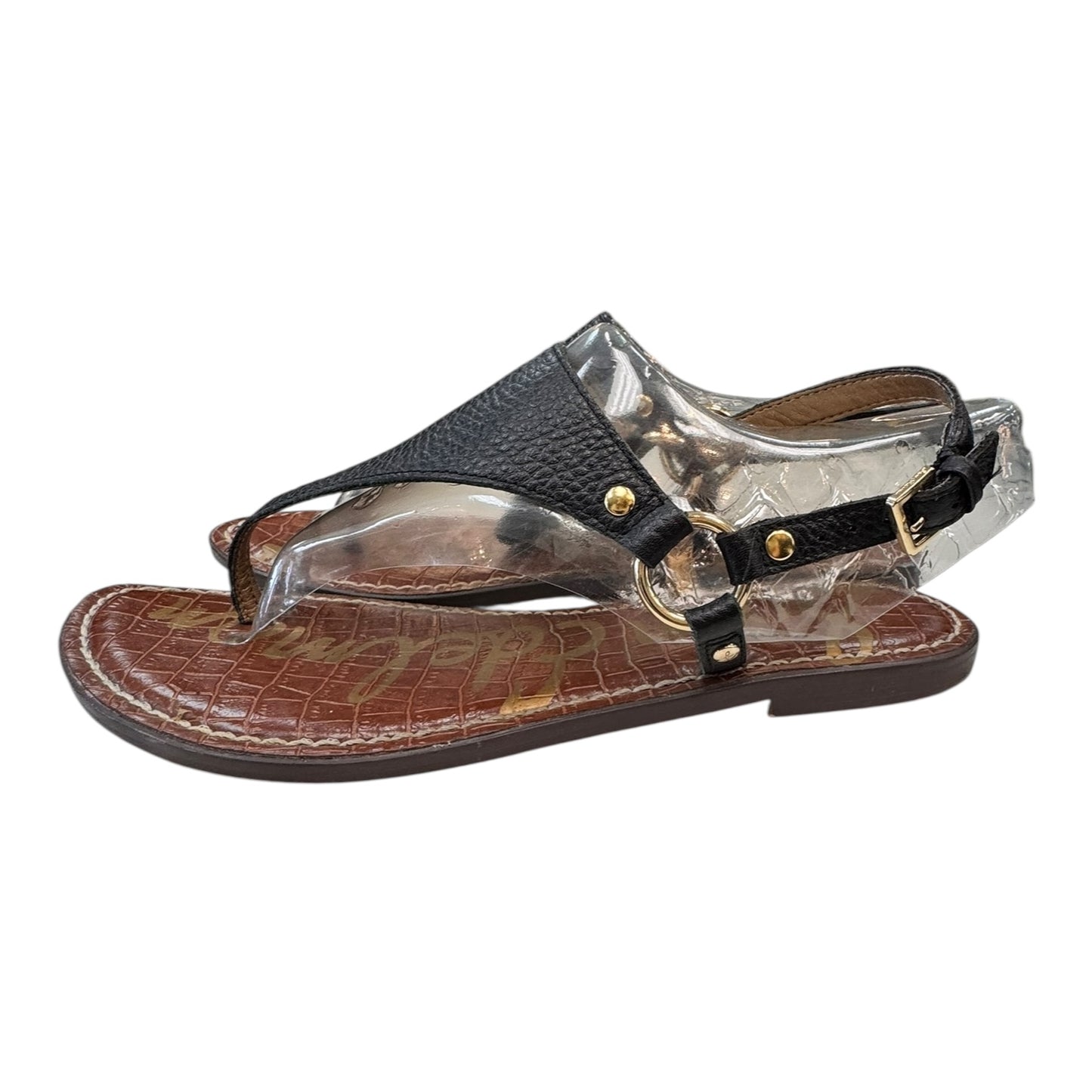 Sandals Flats By Sam Edelman In Black, Size:8.5