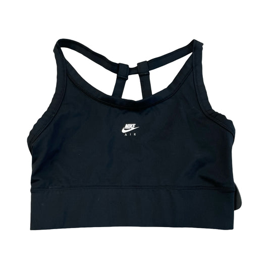 Athletic Bra By Nike In Black & White, Size:M