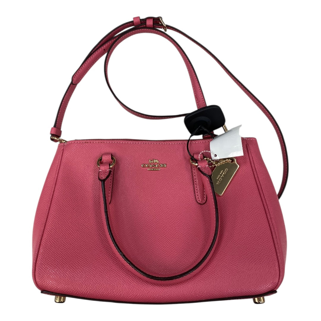 Handbag Designer By Coach In Pink, Size:Small
