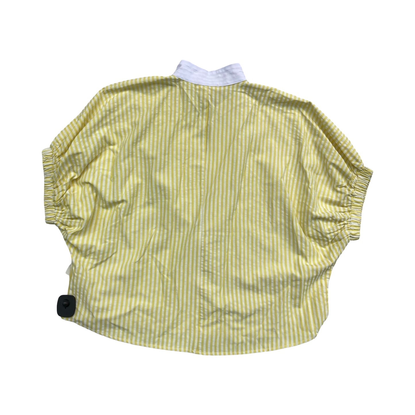Top Ss By Entro In White & Yellow, Size:S