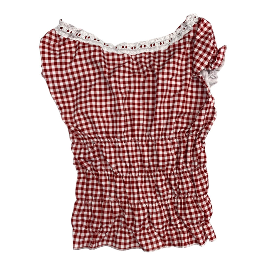 Top Ss By Cmc In Red & White, Size:M