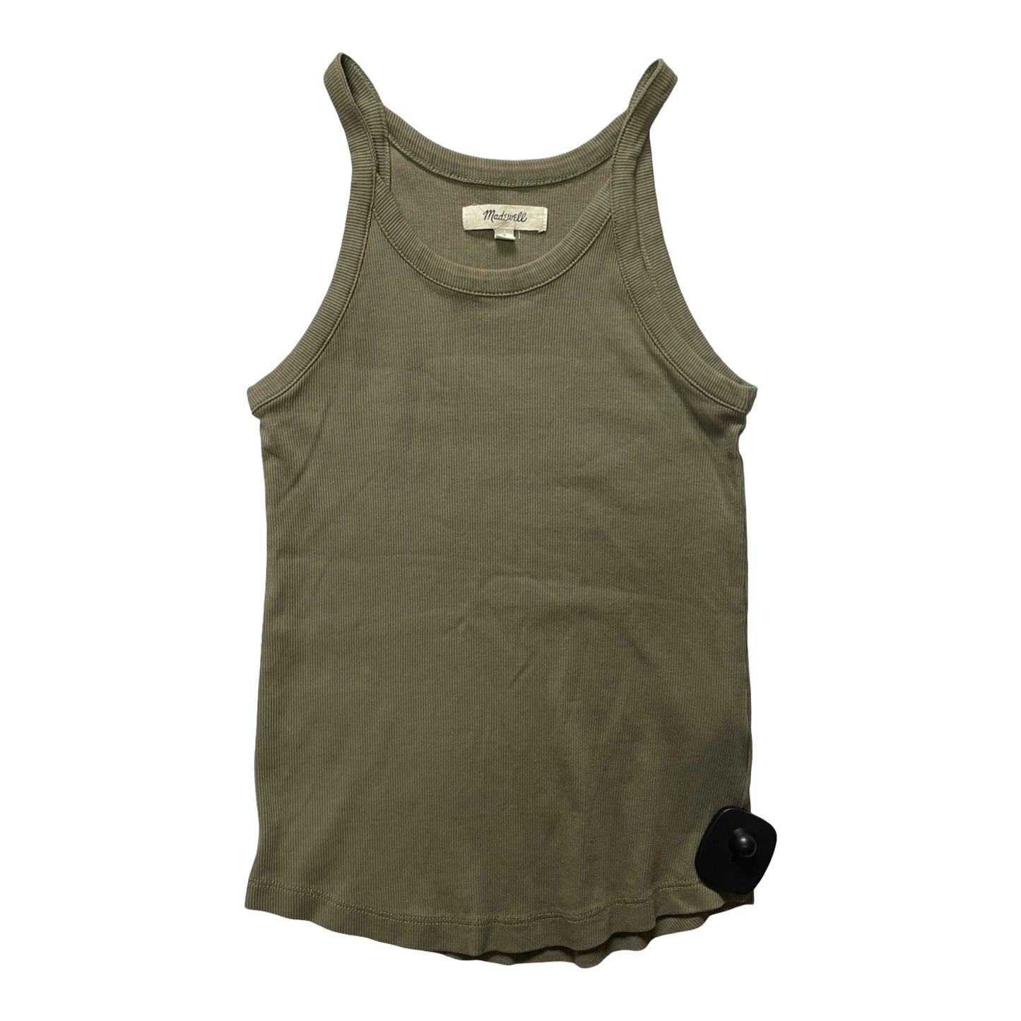 Top Sleeveless By Madewell In Green, Size:S