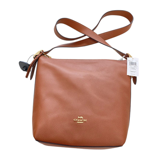 Handbag Designer By Coach In Brown, Size:Large