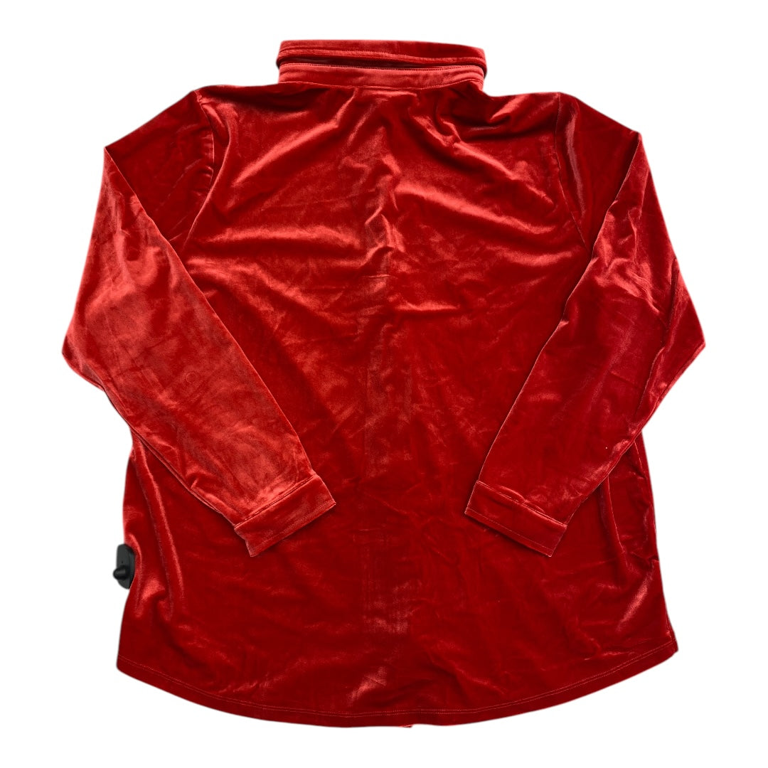 TOP LS by CHARTER CLUB In RED, Size: XXL