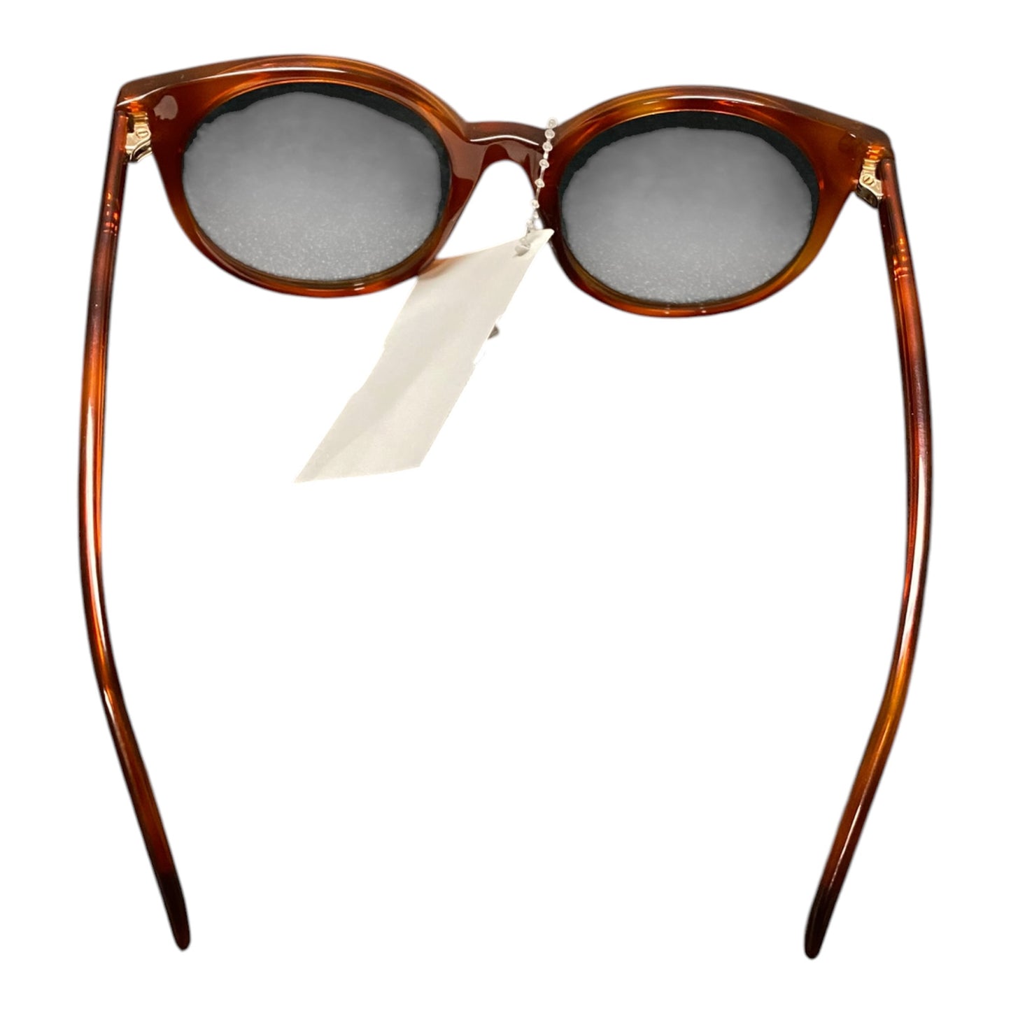 Sunglasses Luxury Designer By Gucci In Gold, Size: