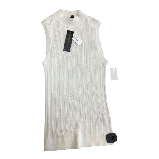 Top Sleeveless By Banana Republic In White, Size:Xs