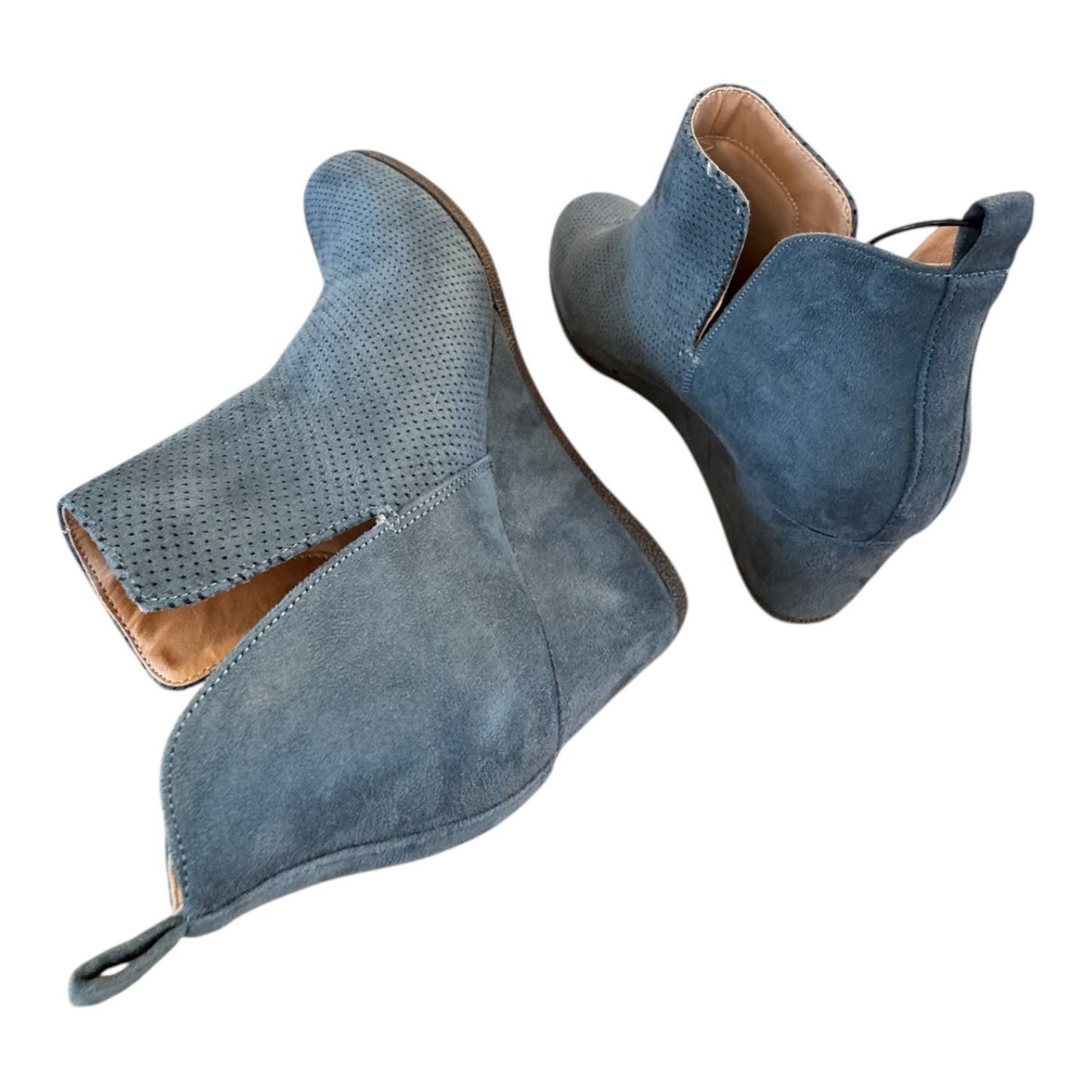 Shoes Heels Block By Cmc In Teal, Size:8