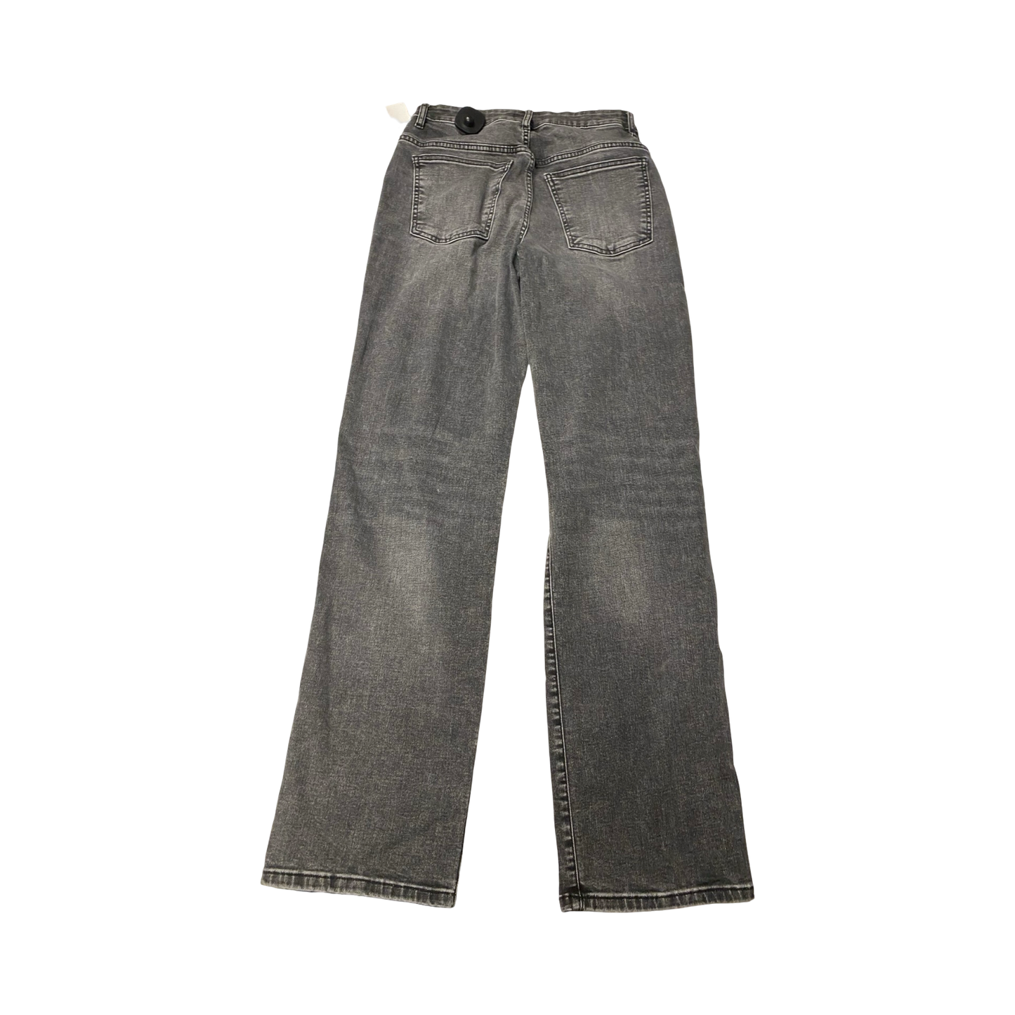 Jeans Straight By Kut In Black Denim, Size:4