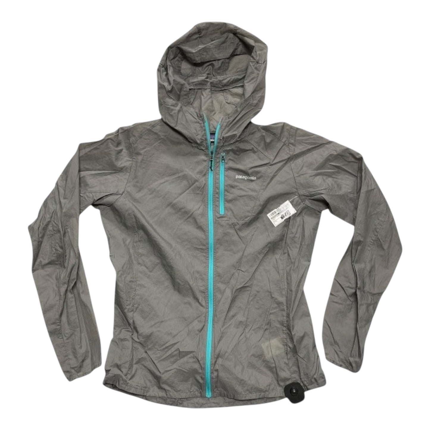 Jacket Windbreaker By Patagonia In Grey, Size:L