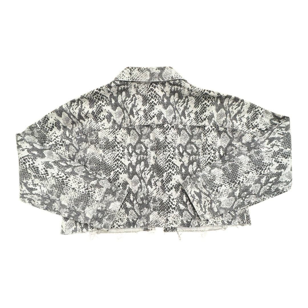 Jacket Denim By & DENIM In Snakeskin Print, Size:S