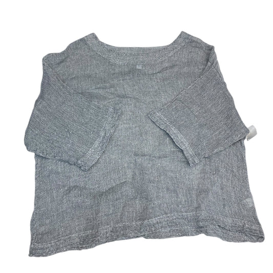 Top 3/4 Sleeve By J. Jill In Grey, Size:Xs