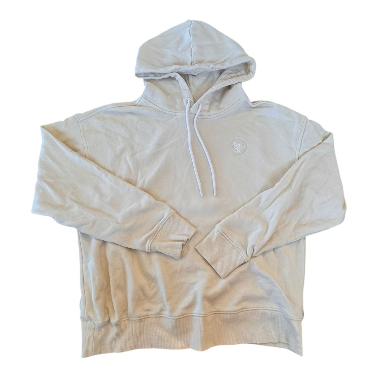 Sweatshirt Hoodie By Peloton In Cream, Size:M
