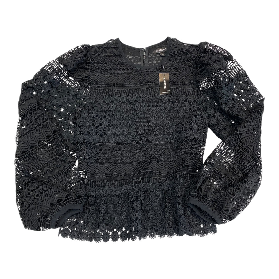 Top Ls By Express In Black, Size:S