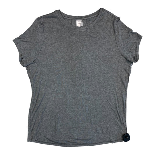 Athletic Top Ss By Athleta In Grey, Size:S