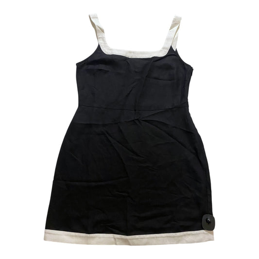 Dress Casual Midi By Loft In Blue & White, Size:8