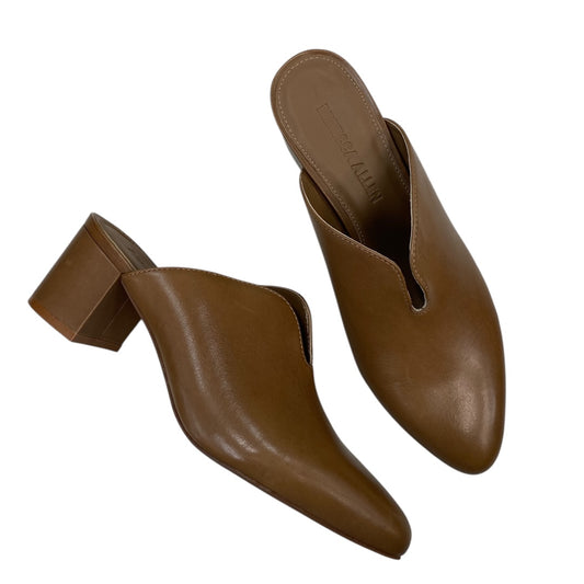 Shoes Heels Block By Cmb In Tan, Size:8