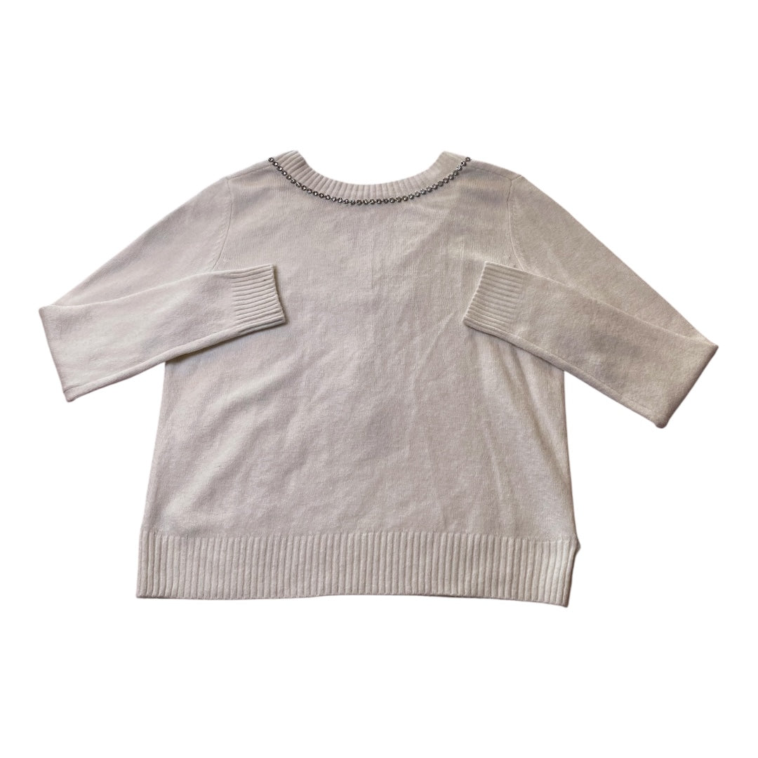 Sweater By Loft In Cream, Size:S