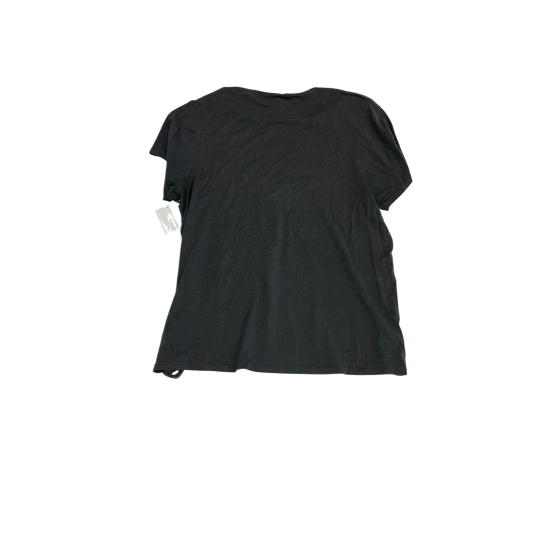 Top Ss Basic By Lauren moshi In Black, Size:M