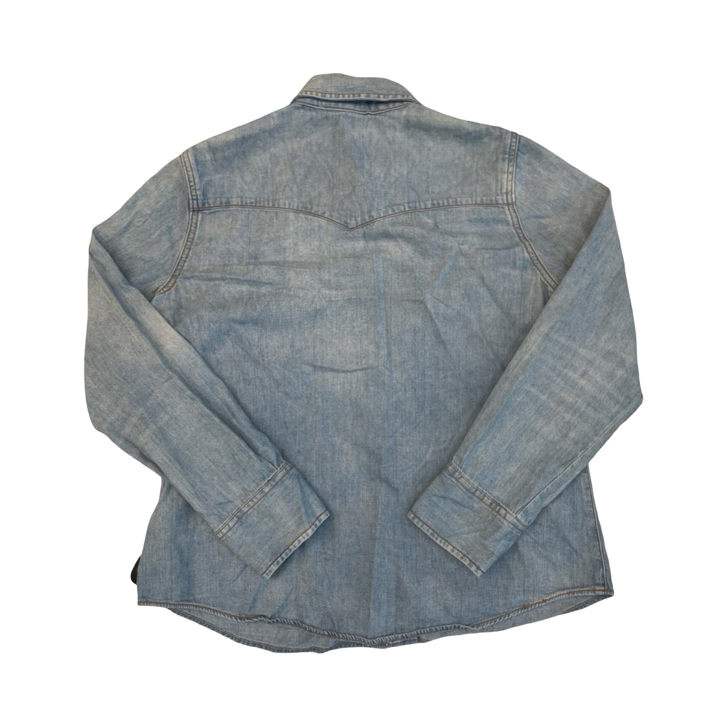 Top Ls By J. Crew In Blue Denim, Size:12