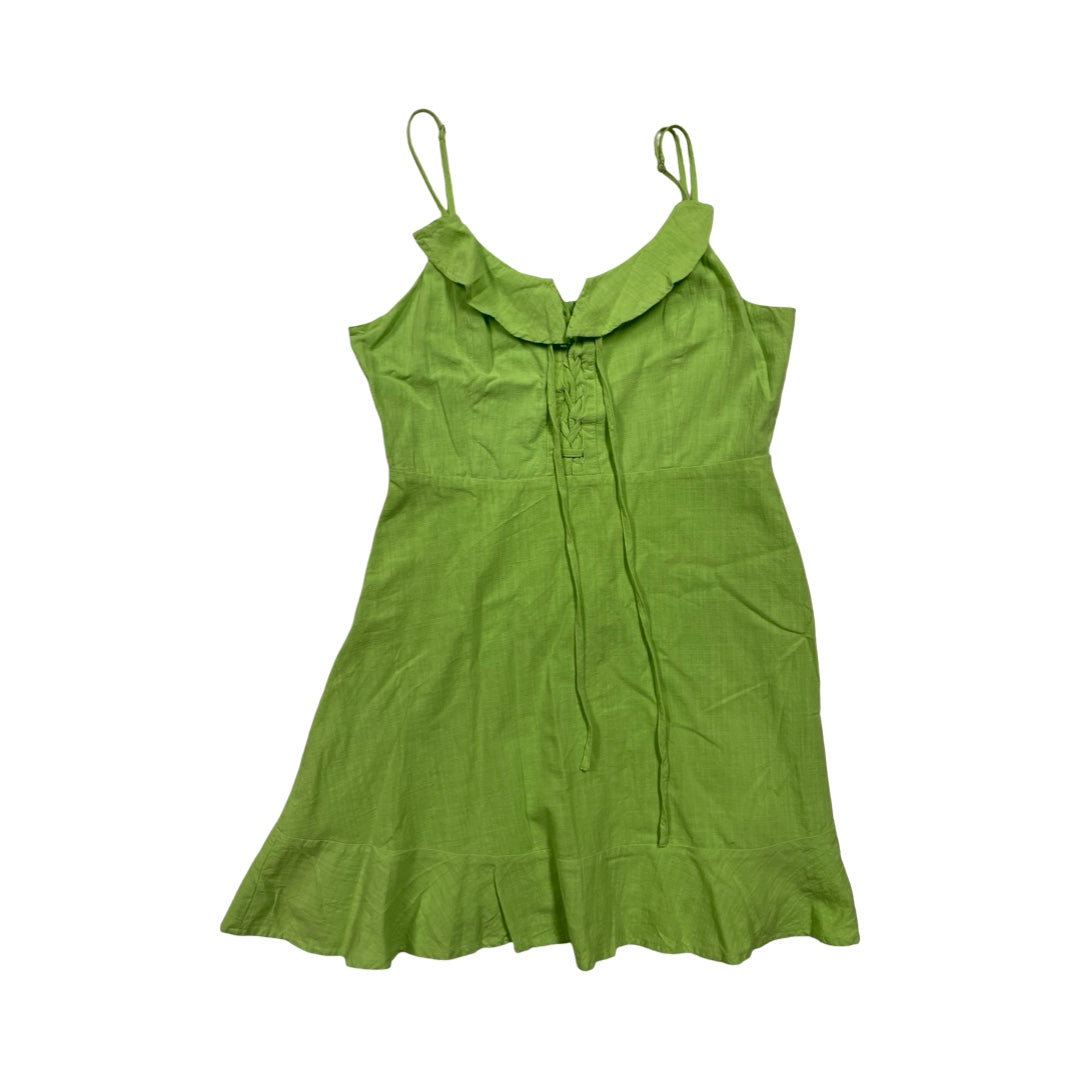 Dress Casual Midi By If By Sea In Green, Size:M