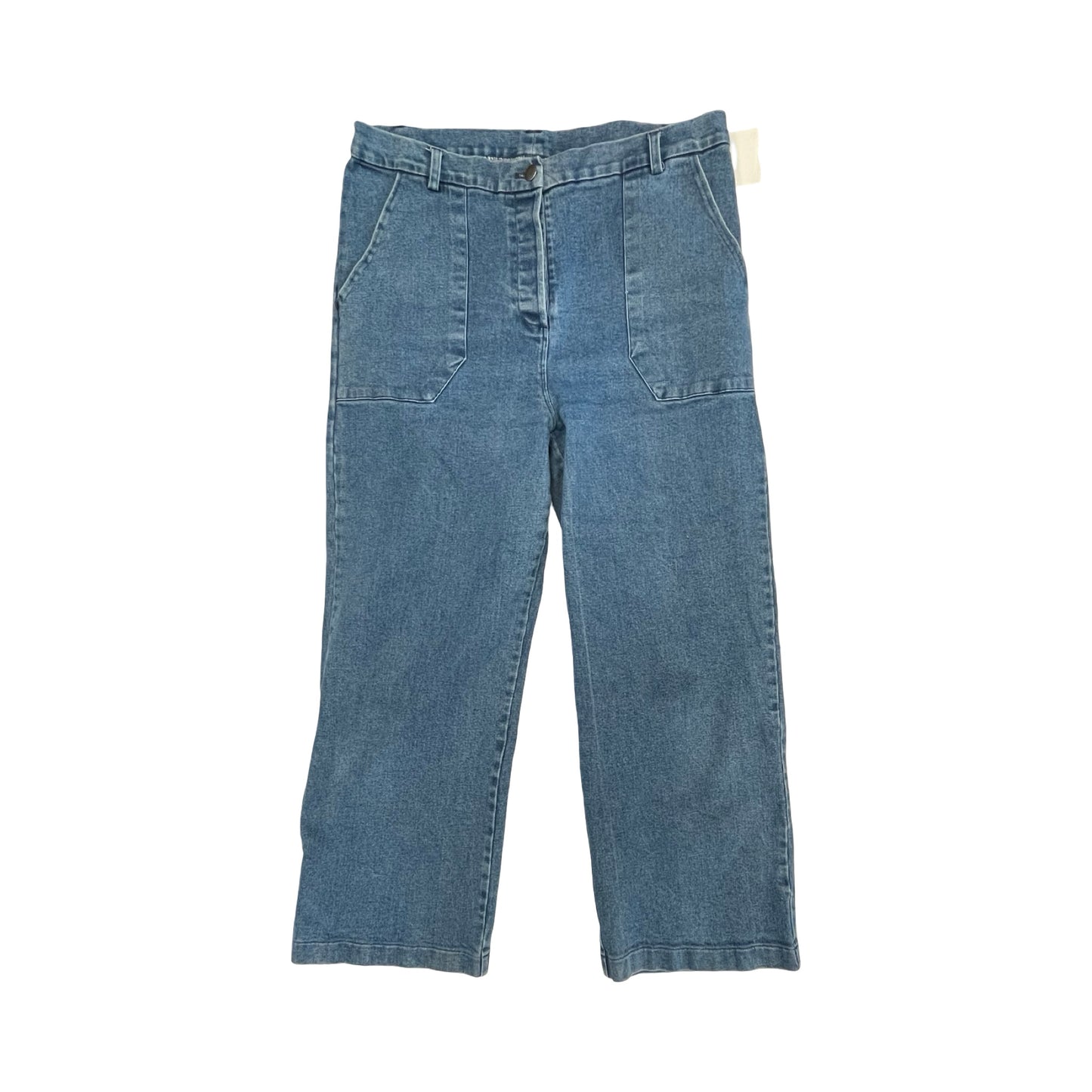 Jeans Wide Leg By Cmc In Blue Denim, Size:2X