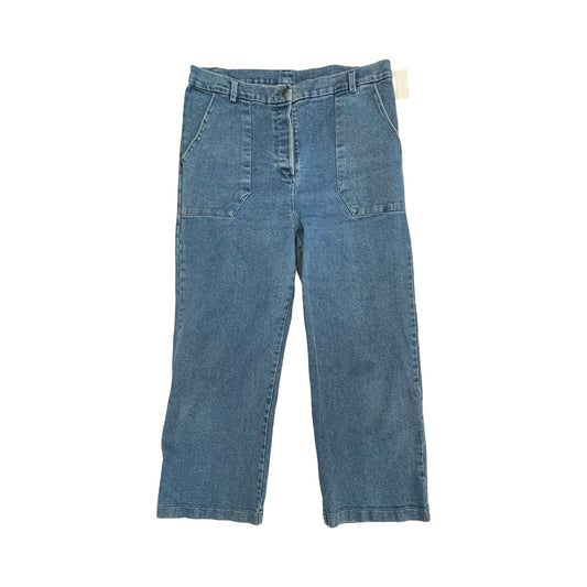 Jeans Wide Leg By Cmc In Blue Denim, Size:2X