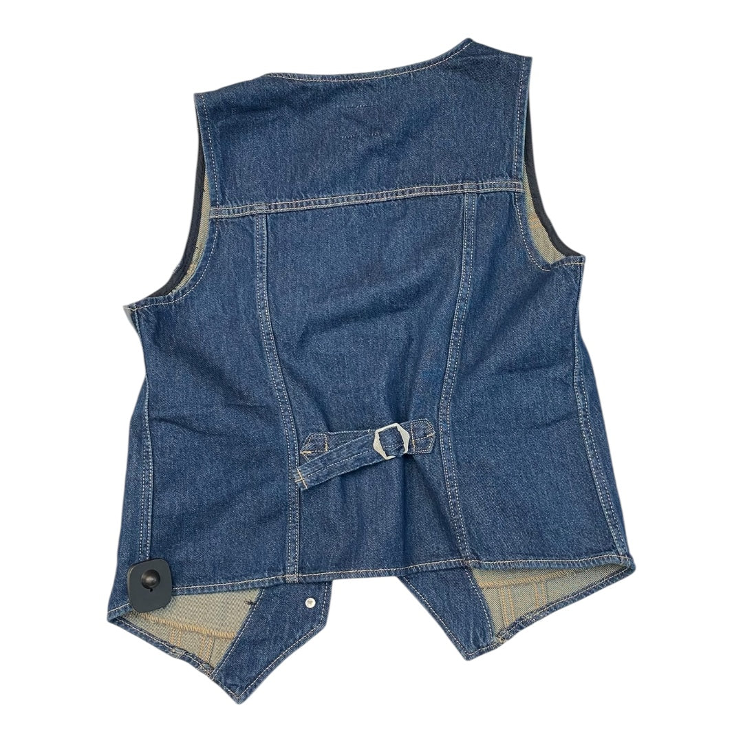 Vest Other By Levis In Blue Denim, Size:S