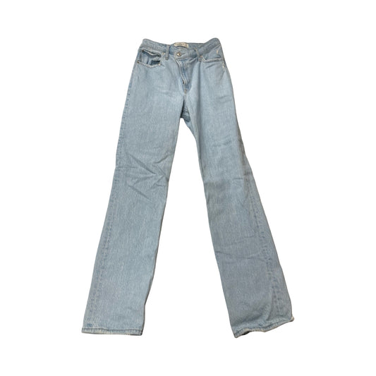 Jeans Straight By Abercrombie And Fitch In Blue Denim, Size:4L
