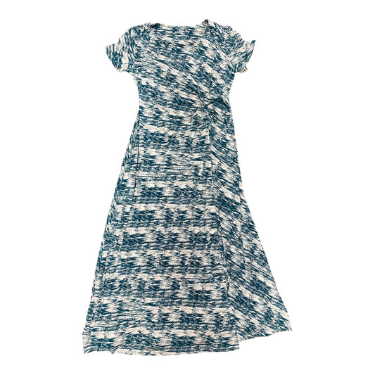 Dress Casual Maxi By Soft Surroundings In Blue & White, Size:S