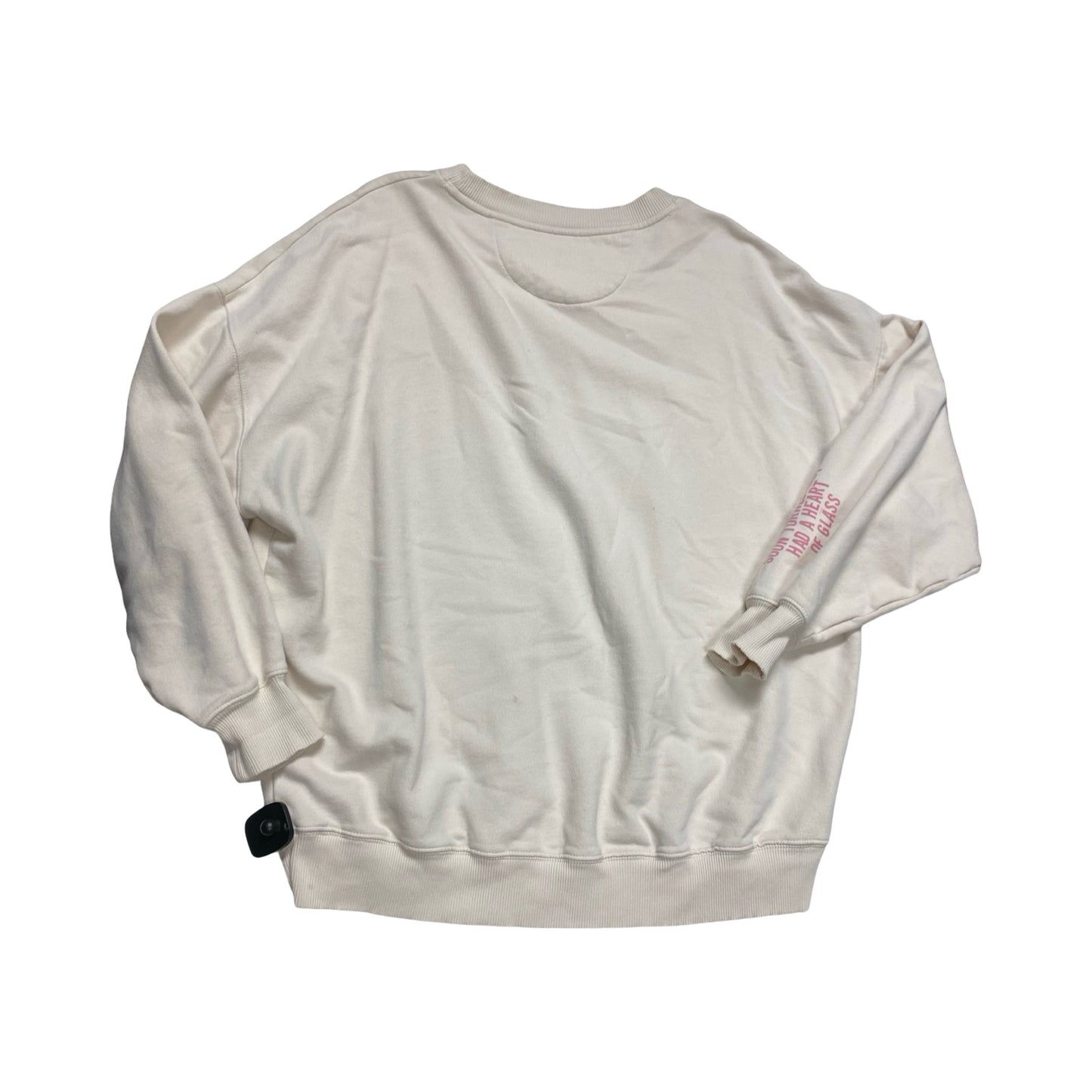 Sweatshirt Crewneck By American Eagle In Pink & Tan, Size:L