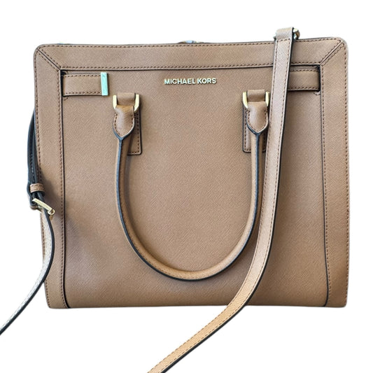 Handbag Designer By Michael Kors In Tan, Size:Large
