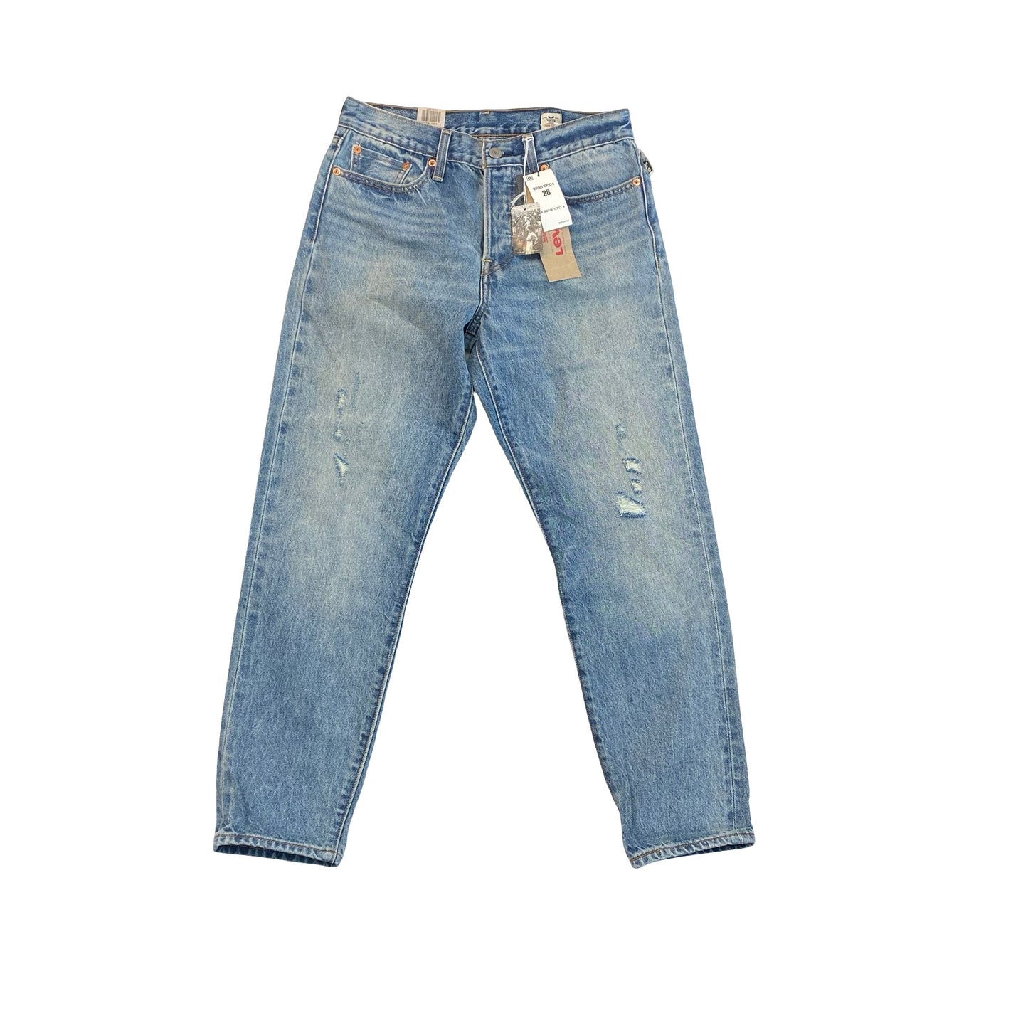 Jeans Straight By Levis In Blue Denim, Size:6