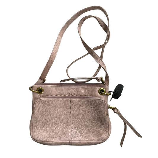 Handbag Leather By Fossil In Pink, Size:Small
