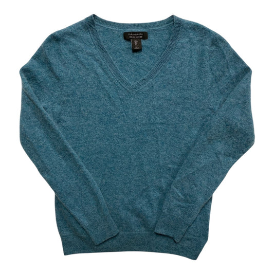 Sweater Cashmere By Tahari In Blue, Size:L