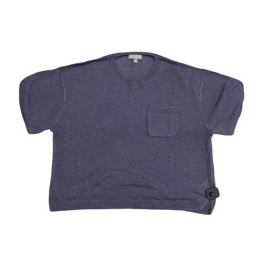Top Ss By J. Crew In Purple, Size:L