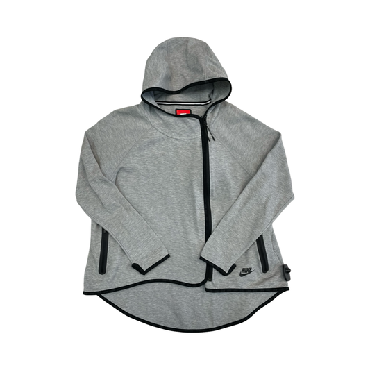 Athletic Jacket By Nike In Grey, Size:M