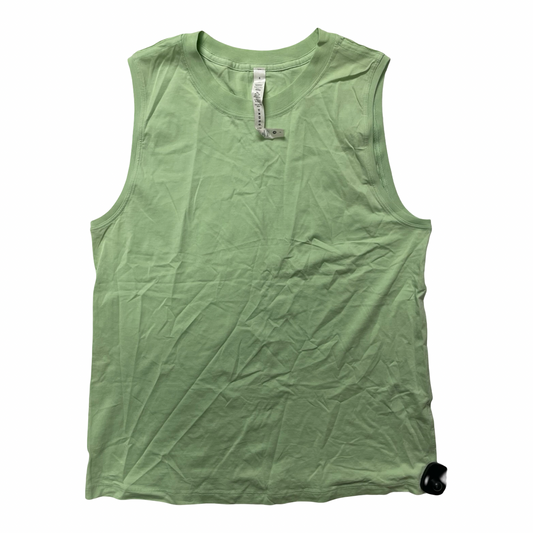 Athletic Tank Top By Lululemon In Green, Size:6