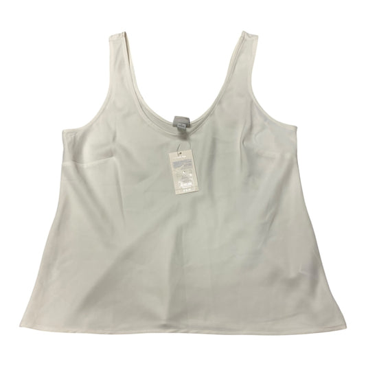 Top Sleeveless By A New Day In White, Size:M