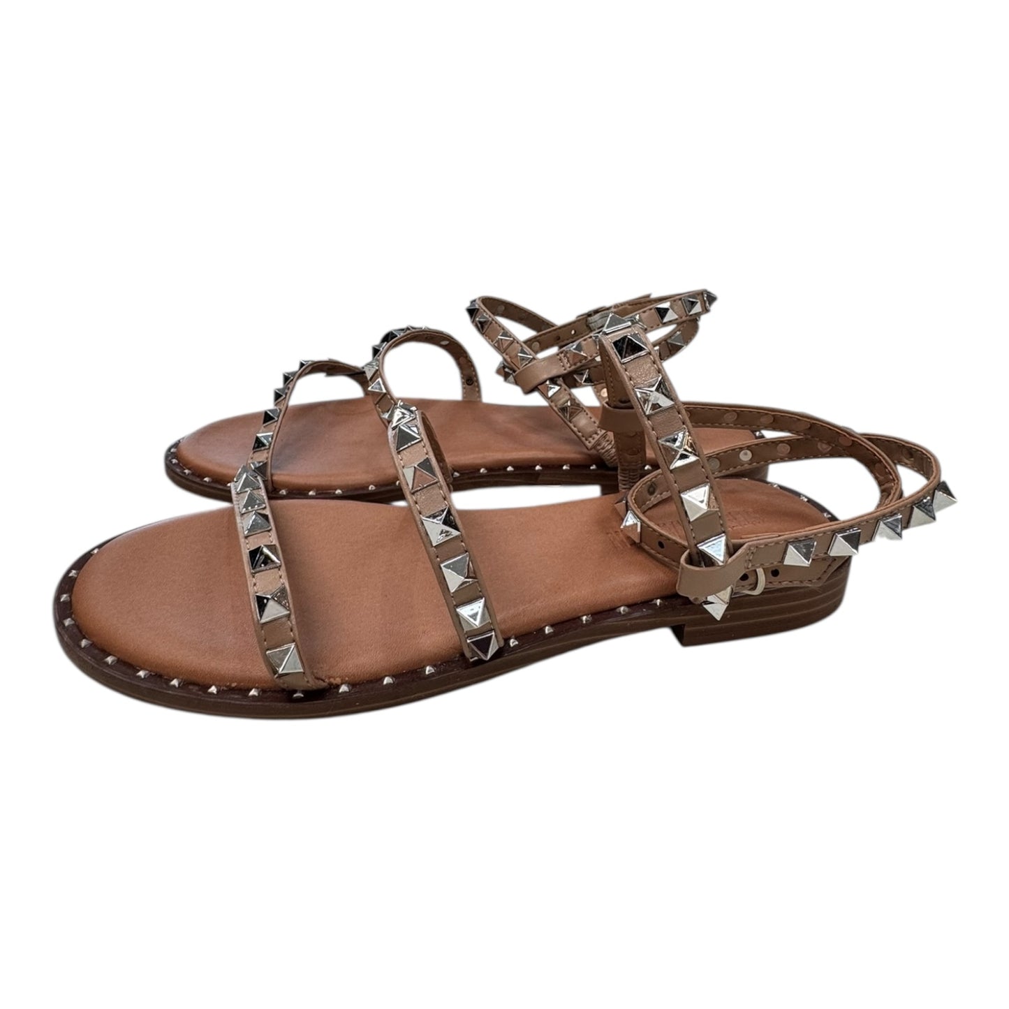 Sandals Flats By Steve Madden In Multi, Size:8.5