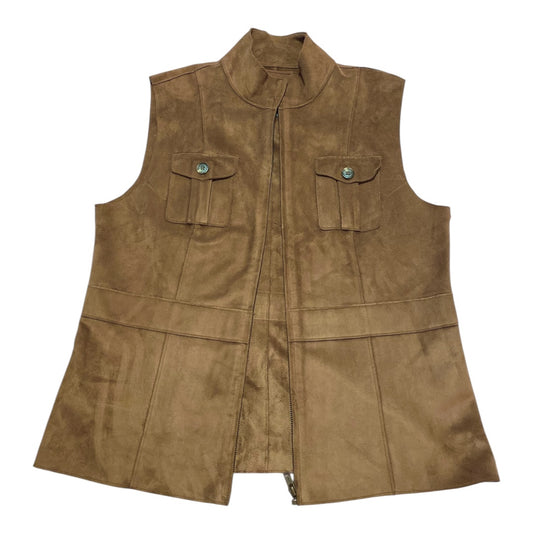 Vest Other By Lauren By Ralph Lauren In Brown, Size:L