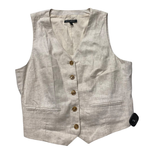 Vest Other By Banana Republic In Beige, Size:12