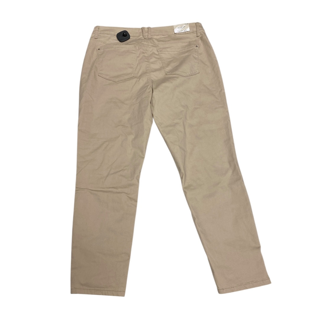 Pants Other By Curve Appeal In Tan, Size:12