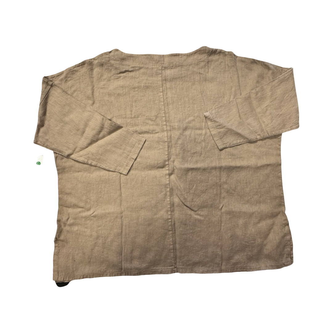 Top Ls By SUZY D In Taupe, Size:L